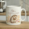 Personalised Hedgehog Autumn Ceramic Mug