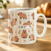 Personalised Capybara Ceramic Mug