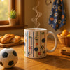 Personalised Sports Balls Ceramic Mug