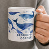 Personalised Whales Themed Ceramic Mug