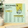 Personalised Air Fryer Chart Glass Chopping Board-Worktop Saver
