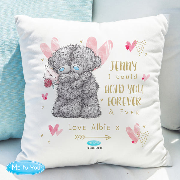 Personalised Me To You Hold You Forever Filled Cushion