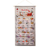 Personalised Santa Sleigh Advent Calendar In Silver Grey