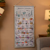 Personalised Polar Bear Advent Calendar In Silver Grey
