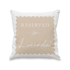 Personalised Cream Reserved For Filled Cushion