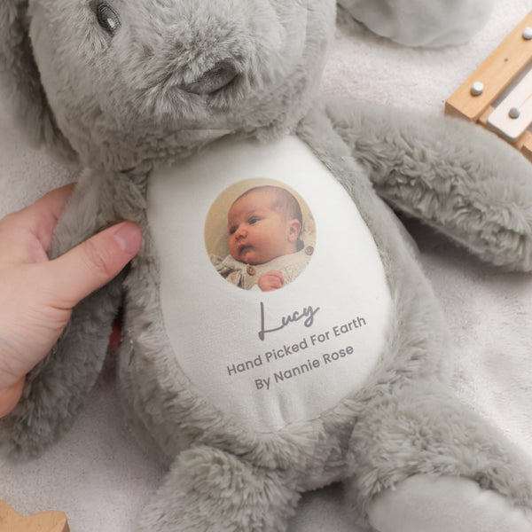 Personalised Sentimental Photo Upload Bunny