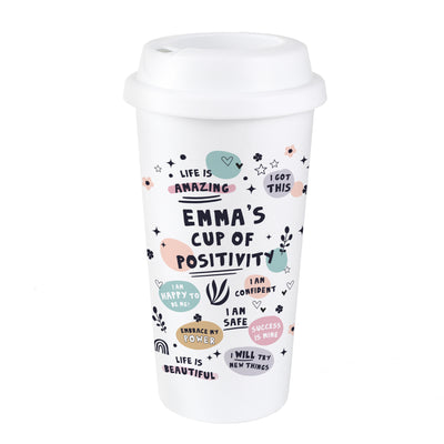 Personalised Positive Affirmations Travel Mug