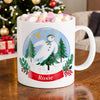 Personalised The Snowman Christmas Wishes Plastic Mug