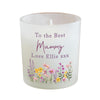 Personalised Wild Flower Jar Wax Candle