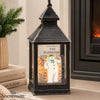 Personalised The Snowman Botanical Black Lantern
