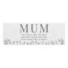 Personalised Floral Wooden Mum Ornament