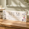 Personalised Wild Flowers Mum Ornament