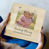 Personalised Photo Upload Wooden Keepsake Box