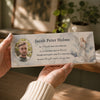Personalised Memorial Angel Photo Upload Wooden Mantle Block