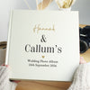 Personalised Black & Gold Free Text Square Album
