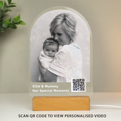 Personalised QR Photo Upload LED Light - Add Video Link