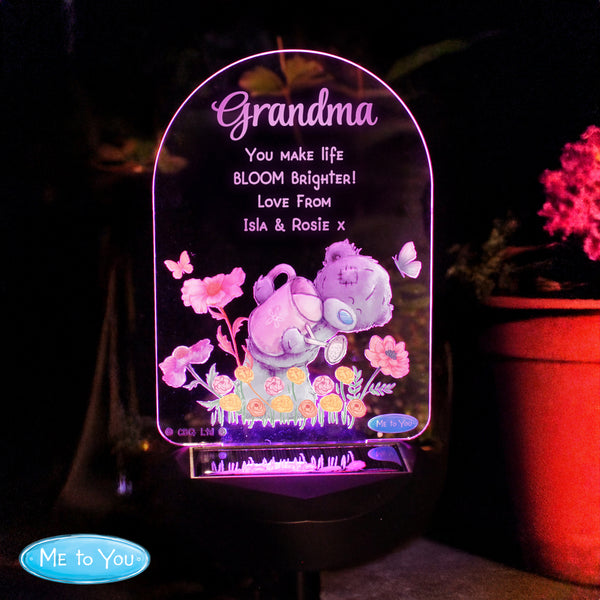 Personalised Me to You Garden LED Solar Light