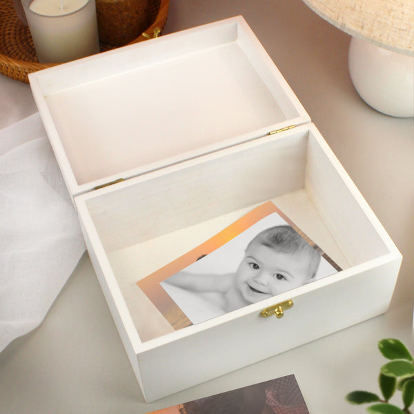 Personalised Photo Upload Memorial Keepsake Box