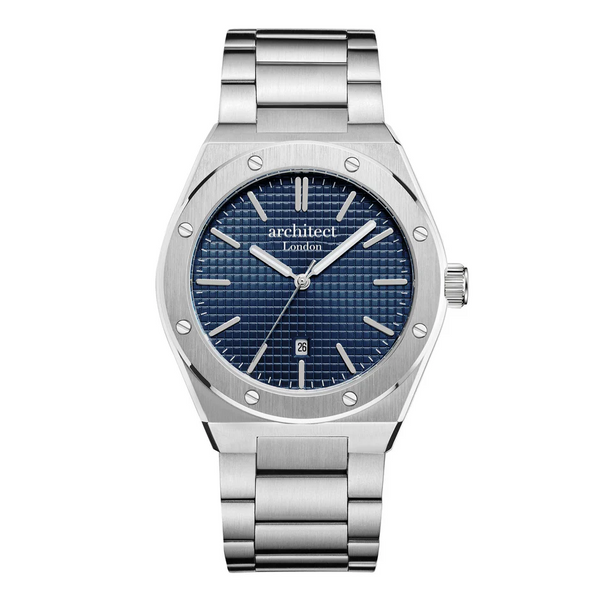 Personalised Men’s Stainless Steel Watch – Architect London - Borough Collection - Mayfair