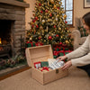 Personalised Christmas Stockings Keepsake Chest