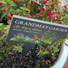 Personalised Little Helpers Welcome Garden Slate Marker Sign
