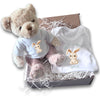Personalised Our Little Bunny Gift Hamper - Teddy & Baby Vest