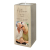 Personalised Wooden Photo Upload Memorial Tealight Candle Holder