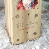 Personalised Traditional Santa Wooden Tealight Candle Holder