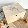 Personalised Twinkle Twinkle New Baby Wooden Memory Box