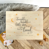 Personalised Twinkle Twinkle New Baby Wooden Memory Box