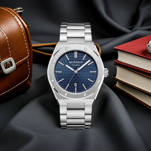 Personalised Men’s Stainless Steel Watch – Architect London - Borough Collection - Mayfair