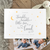 Personalised Twinkle Twinkle New Baby White Wooden Memory Box