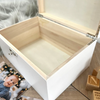 Personalised Twinkle Twinkle New Baby White Wooden Memory Box