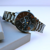 Handwriting Engraving Men's Stainless Steel Architect Apollo Black Watch