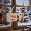 Personalised The Snowman Christmas Wishes Santa Stop Here Sign
