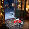 Personalised Festive Stockings Christmas Indoor Doormat