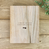 Personalised Memorial Wooden Book Photo Frame 7" x 5" Photo