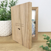 Personalised Memorial Wooden Book Photo Frame 7" x 5" Photo