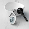 Personalised Heart Photo Upload Keyring