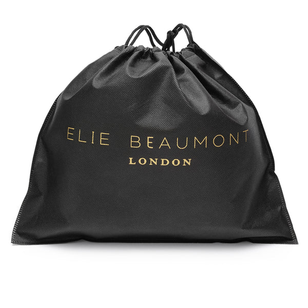Personalised Elie Beaumont Cross Body Pink Leather Bag with Choice of Strap