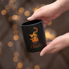 Personalised Halloween Witches Cat Tealight Candle Holder