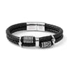 Personalised Men's Celtic Knot Leather Bracelet