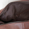 Monogrammed Vegan Leather Weekender Holdall