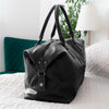 Monogrammed Vegan Leather Weekender Holdall