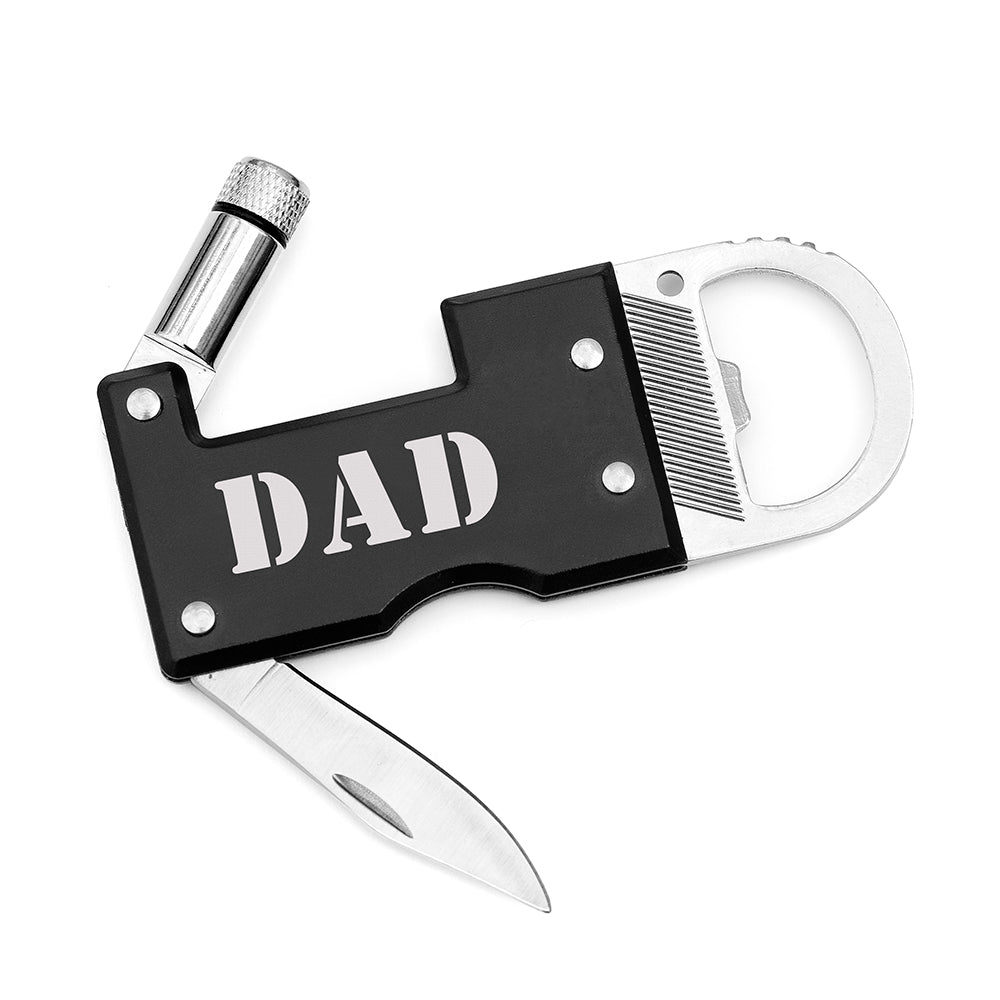 Personalised Dad's Multi-Tool Bottle Opener
