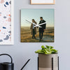Personalised Photo Upload Glass Square Wall Clock