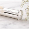Personalised Silver Plated Certificate Holder Tube