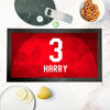 Personalised England Football Bar Mat
