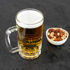 Personalised Flag Glass Football Tankard