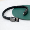 Personalised Men's USB-C to USB-A Charger Bracelet